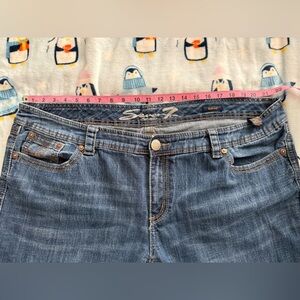 Seven7 Women's Blue Boot Cut Jeans